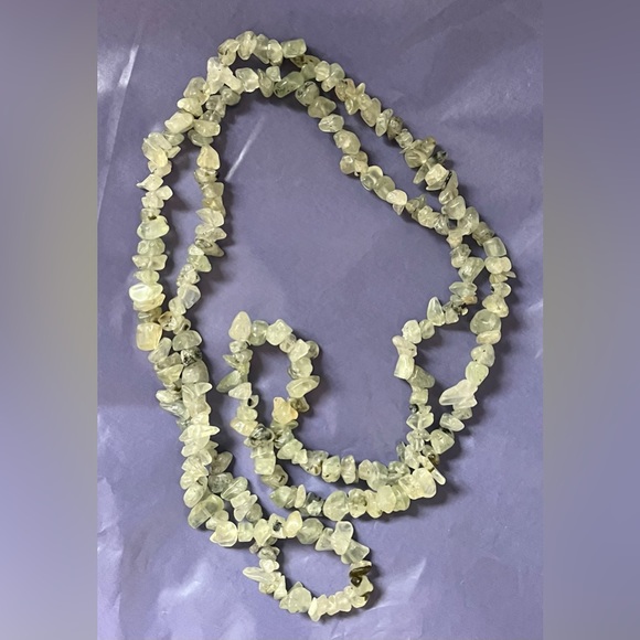 Natural gemstone 35” necklace jewelry - Picture 3 of 12
